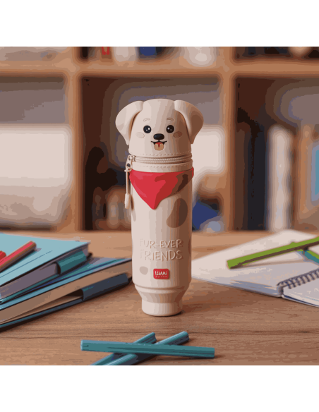 Trousse en silicone chien Golden - Legami