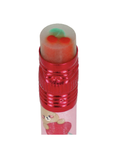 Crayon en papier Teddy Bear rose - Legami