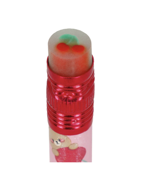 Crayon en papier Teddy Bear rose - Legami