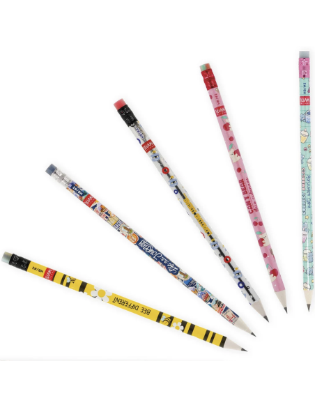 Crayon en papier Teddy Bear rose - Legami