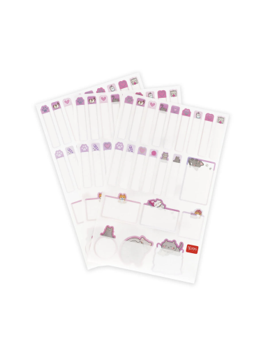 Etiquettes adhésives avec film protecteur Kitty - Legami