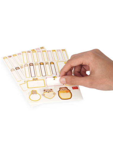 Etiquettes adhésives avec film protecteur Teddy Bear - Legami