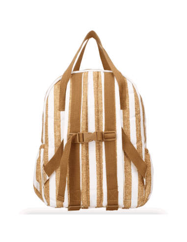Sac à dos rayures caramel - Kidzroom