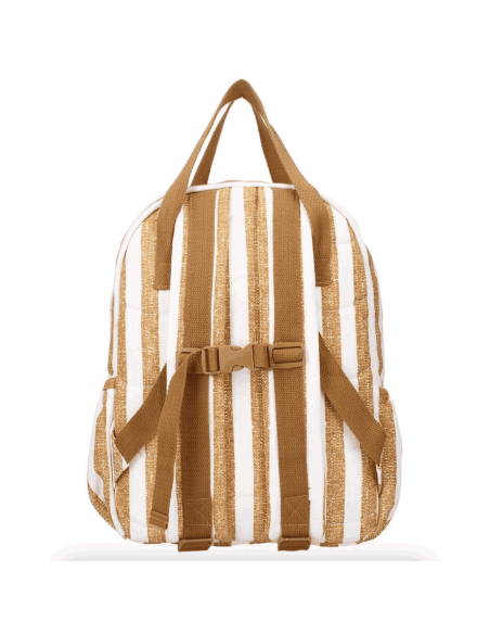 Sac à dos rayures caramel - Kidzroom