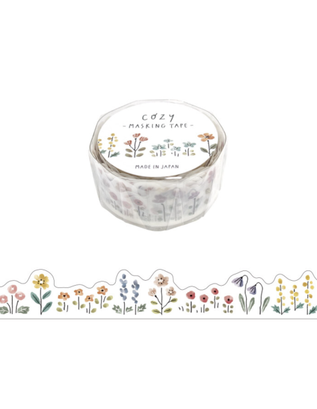 Masking tape Cozy Flower - Mind Wave