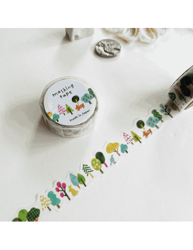 Masking tape Forêt - Mind Wave