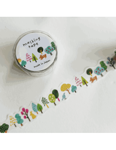 Masking tape Forêt - Mind Wave