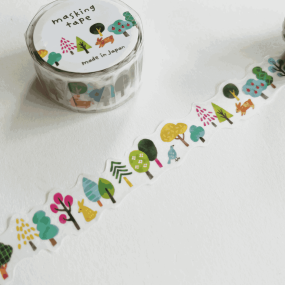 Masking tape Forêt - Mind Wave