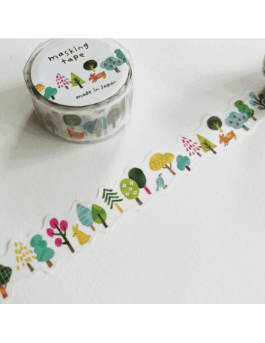 Masking tape Forêt - Mind Wave