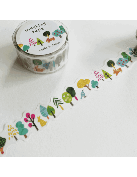 Masking tape Forêt - Mind Wave