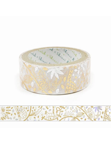 Masking tape Animaux dorés - Shinzi Katoh
