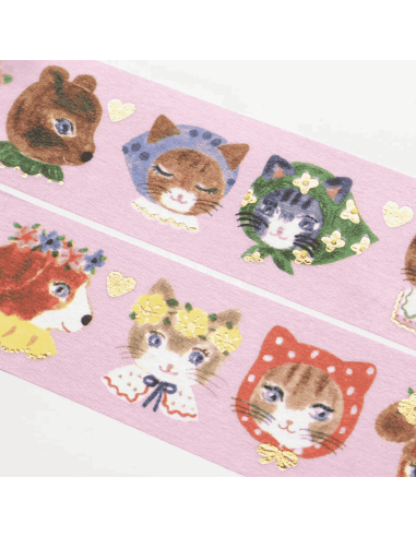 Washi tape Chats Niko Niko - Aiko Fukawa