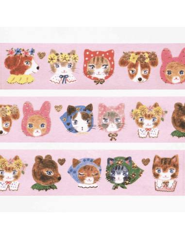 Washi tape Chats Niko Niko - Aiko Fukawa