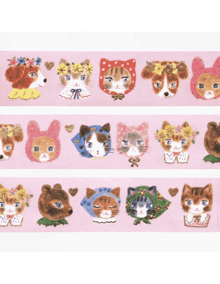 Washi tape Chats Niko Niko - Aiko Fukawa