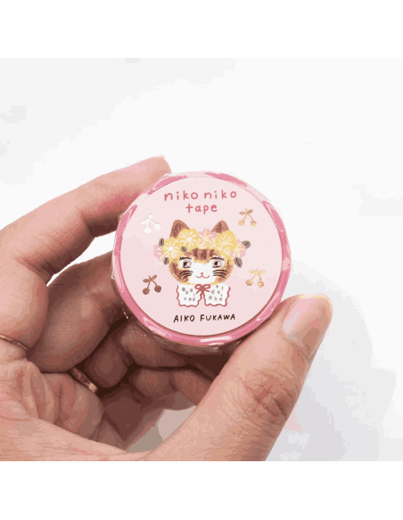 Washi tape Chats Niko Niko - Aiko Fukawa