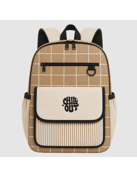 Sac à dos primaire Noé Caramel - Zakuw