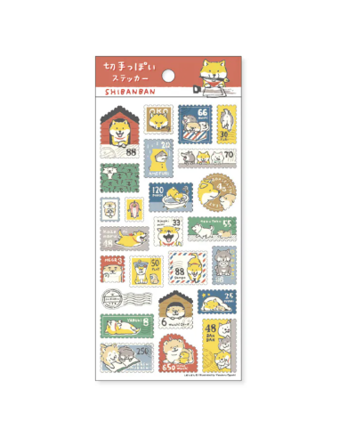 Autocollants timbres Shibanban - Mind Wave