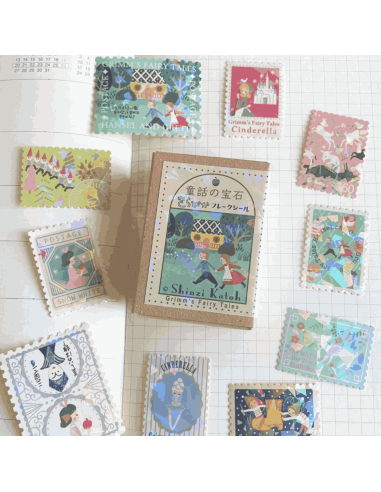 Stickers timbres Contes de Grimm 1 - Shinzi Katoh