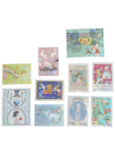 Stickers timbres Contes de Grimm 1 - Shinzi Katoh