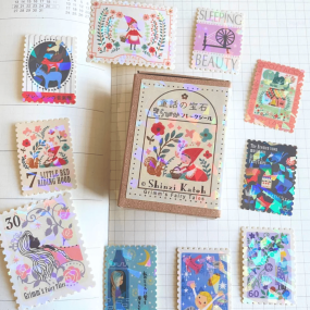 Stickers timbres Contes de Grimm 2 - Shinzi Katoh 2