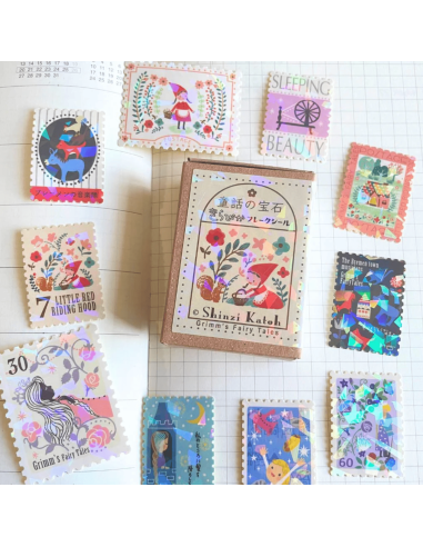 Stickers timbres Contes de Grimm 2 - Shinzi Katoh