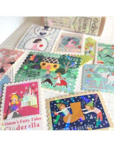 Stickers timbres Contes de Grimm 1 - Shinzi Katoh