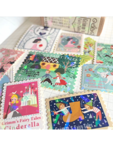 Stickers timbres Contes de Grimm 1 - Shinzi Katoh