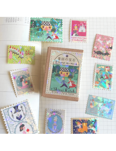 Stickers timbres Contes de Grimm 1 - Shinzi Katoh