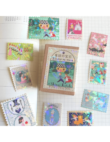 Stickers timbres Contes de Grimm 1 - Shinzi Katoh