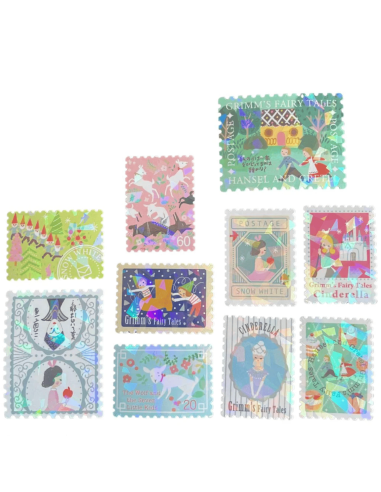 Stickers timbres Contes de Grimm 1 - Shinzi Katoh