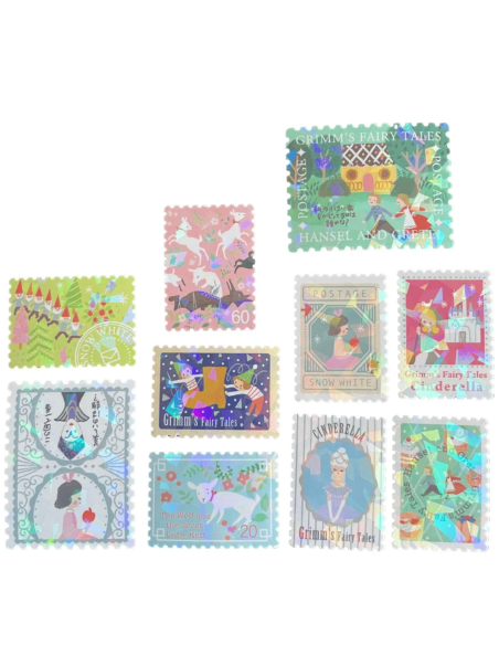 Stickers timbres Contes de Grimm 1 - Shinzi Katoh