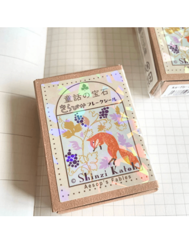 Stickers timbres Fables d'Esope - Shinzi Katoh