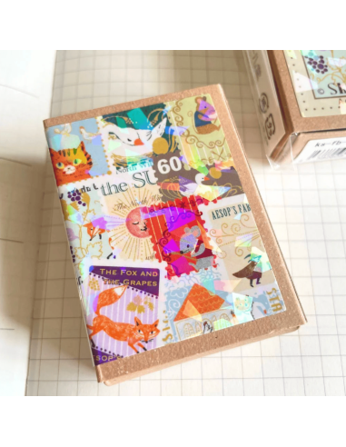 Stickers timbres Fables d'Esope - Shinzi Katoh