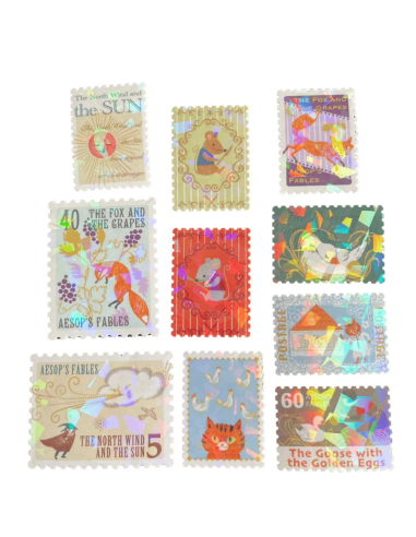 Stickers timbres Galactic Railroad - Shinzi Katoh