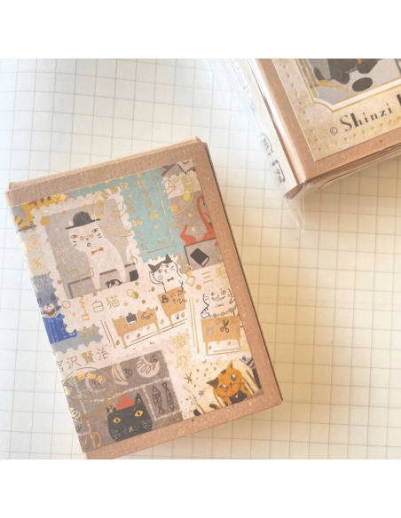 Stickers timbres chats Cat Office - Shinzi Katoh