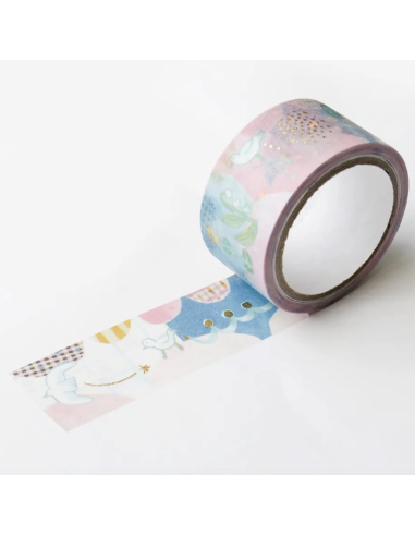 Washi tape oiseaux "Tori no Otoshimono" -...
