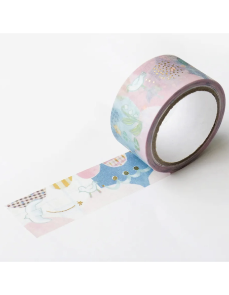 Washi tape oiseaux "Tori no Otoshimono" - Chihiro Sonoda
