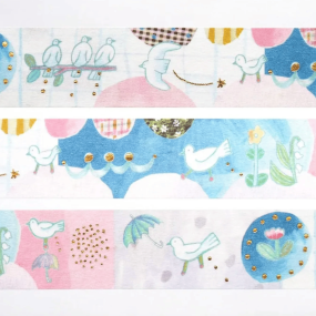 Washi tape oiseaux "Tori no Otoshimono" - Chihiro Sonoda 2