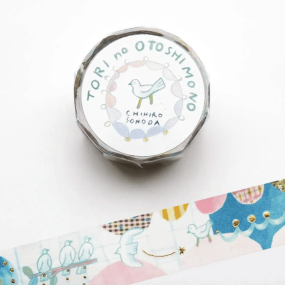 Washi tape oiseaux "Tori no Otoshimono" - Chihiro Sonoda
