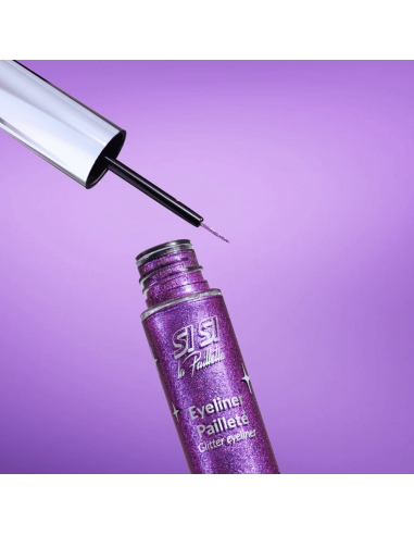 Eyeliner pailleté violet - Sisi la Paillette