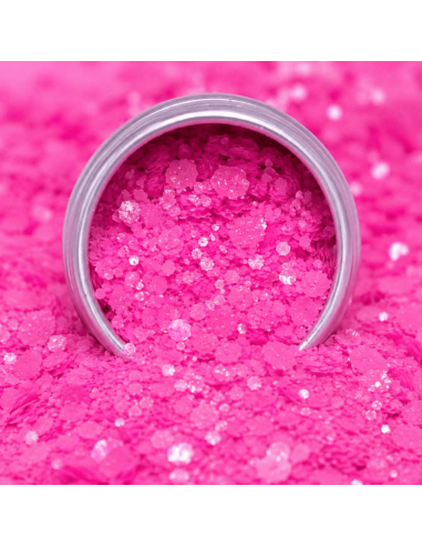 Paillettes néon  Rose - Sisi La Paillette