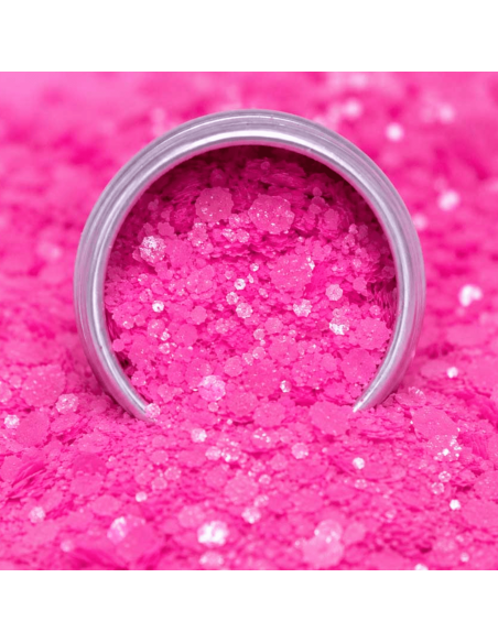 Paillettes néon  Rose - Sisi La Paillette
