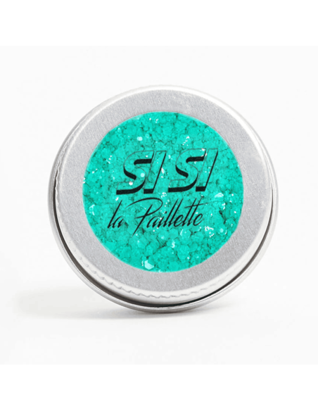 Paillettes néon vert menthe - Sisi La Paillette