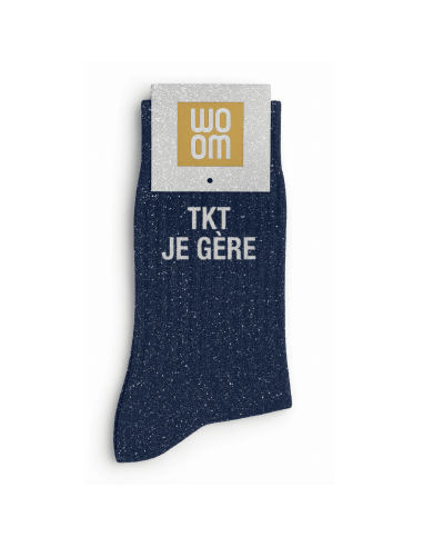 Chaussettes à paillettes Tkt je gère