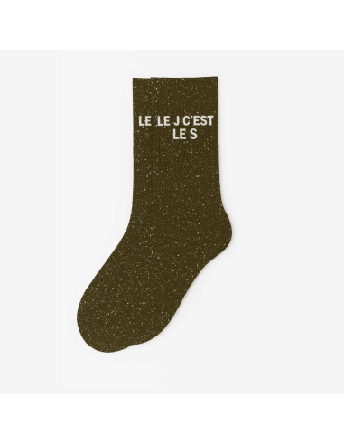 Chaussettes à paillettes Le J c'est le S