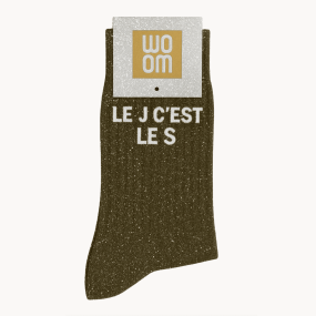 Chaussettes à paillettes Le J c'est le S