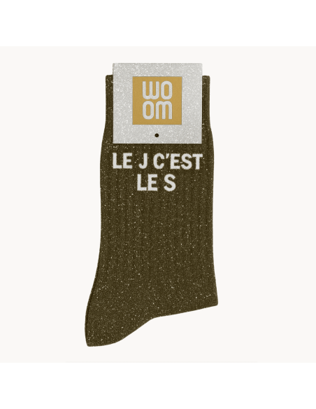 Chaussettes à paillettes Le J c'est le S