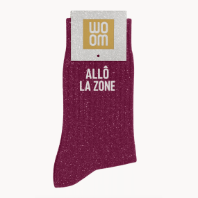 Chaussettes à paillettes Allô la zone