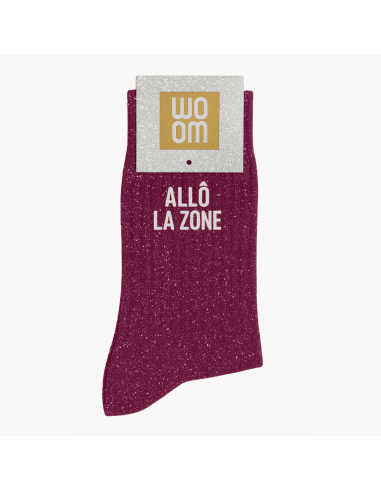Chaussettes à paillettes Allô la zone