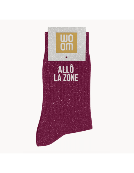 Chaussettes à paillettes Allô la zone